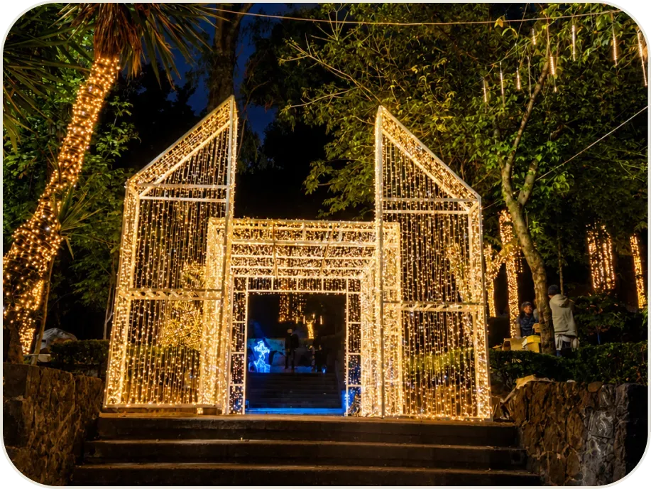 Proyecto de iluminación de gran escala